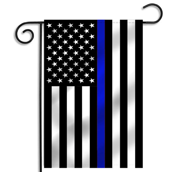 Thin BLUE Line Garden Flag