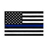 Thin Blue Line American Flag